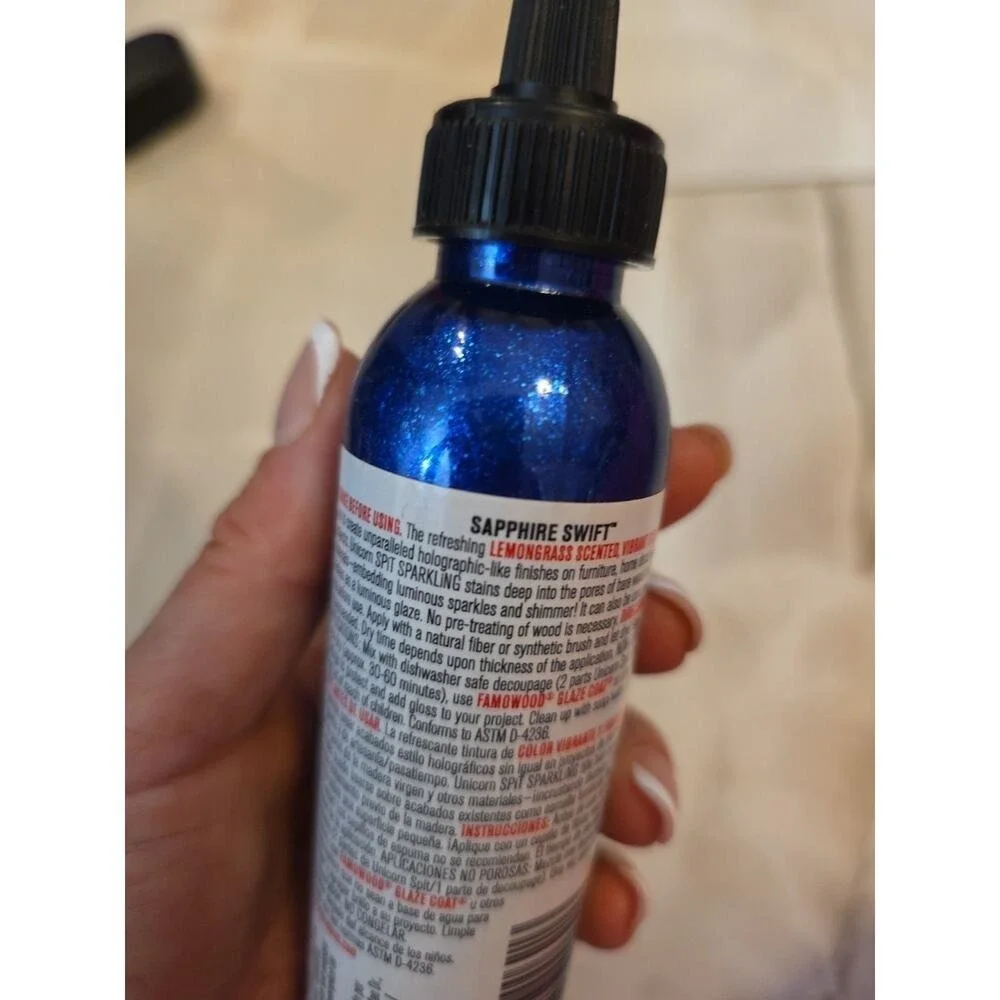 Gel‎ Stain Glaze Sapphire Swift 4.0 FL OZ Bottle Blue 0423010C 19aw10 D4
